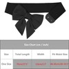 Elerevyo Women's Dress Elastic Waistband Versatile Belts Wide Bow Tie Belt - 3 of 4