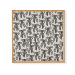 Deny Designs Thirty One Illustrations Bows Bamboo Framed Wall Art - 1 of 3