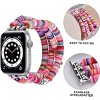 Worryfree Gadgets Cute Fashion Preppy Stack Handmade Elastic Band for Apple Watch 38/40/41mm - 3 of 4