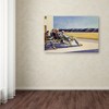 Trademark Fine Art -Edward Hopper 'People in Sun' Canvas Art - 3 of 3