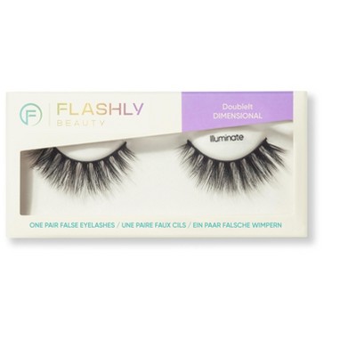 Flashly Beauty - DoubleIt Dimensional - False Eyelashes - Illuminate - Black - 1pr