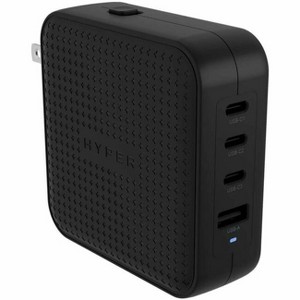 Hyper HyperJuice 100W USB-C GaN Travel Charger - Black - 100 W - Black ...