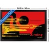 Trends International Star Wars: Moving At Lightspeed - X-Wing Framed Wall Poster Prints - 3 of 4