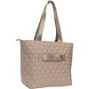 Ellen Tracy 20 Inch Basket Weave Quilted Nylon Large Travel Workbook Tote Bag - 4 of 4
