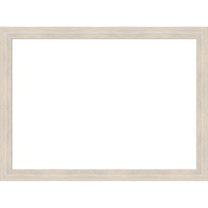 Amanti Art Hardwood Chocolate Narrow Framed Dry Erase Magnetic Board - 1 of 4