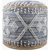 Mark & Day Ottenthal 16"H x 18"W x 18"D Bohemian/Global White Pouf - 3 of 4