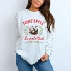 Simply Sage Market Women's North Pole Social Club Reindeer Long Sleeve Garment Dyed Tee - 2 of 4