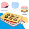Unique Bargains PP Plastic Reusable Lightweight Durable Construction Serving Tray 12 Pcs - 4 of 4