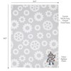 Bedtime Originals Fleece Baby Blanket - Gray - 3 of 4