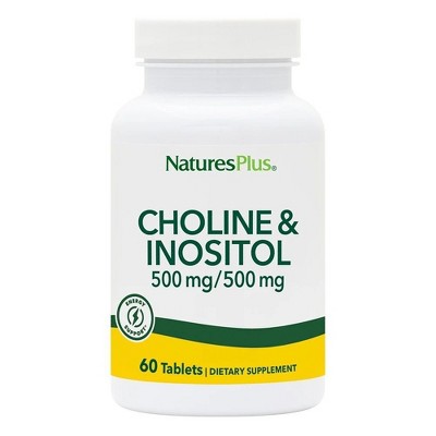 Choline & Inositol 500mg by Nature's Plus  -  60 Tablet