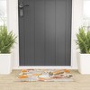 evamatise Tiki Picnic Mid Century Modern Looped Vinyl Welcome Mat - Society6 - 2 of 2