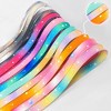 INSPIRE CHIC Flat Tie-Dye Dots Soft Shoelaces for Casual Hiking Shoes Sneakers 0.31'' 1 Pair - 2 of 4