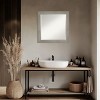 Amanti Art Grand Narrow Beveled Framed Bathroom Vanity Wall Mirror - 4 of 4