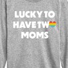 Boys' - Instant Message - Lucky Two Moms Long Sleeve Graphic T-Shirt - 2 of 4