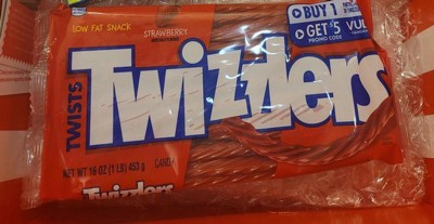 Twizzlers Candy, Strawberry, Twists, Big Bag - 32 oz