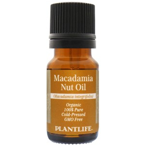 Plantlife Macadamia Nut Carrier Oil - Cold Pressed, Non-GMO, and Gluten-Free Carrier Oil for Skin, Hair, and Personal Care - 1 of 4