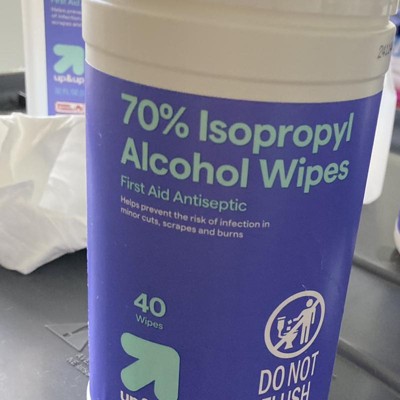 Isopropyl 70 Alcohol Wipes 40ct Up up Target