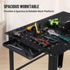 Welding Table - 36"x19"/36"x24", Steel Welding Workbench Table, 5/8-inch Fixture Holes, 1200lbs/1500lbs Load Capacity Portable Work Bench - 3 of 4