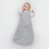 SwaddleDesigns Sleeping Sack Wearable Blanket - Heather Gray - 2 of 4