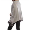 Women's Pom-Pom Fox Fur Pullover - ANGEL - 2 of 4