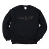 Simply Sage Market Embroidered I Love Fall Sweatshirt - 2 of 4