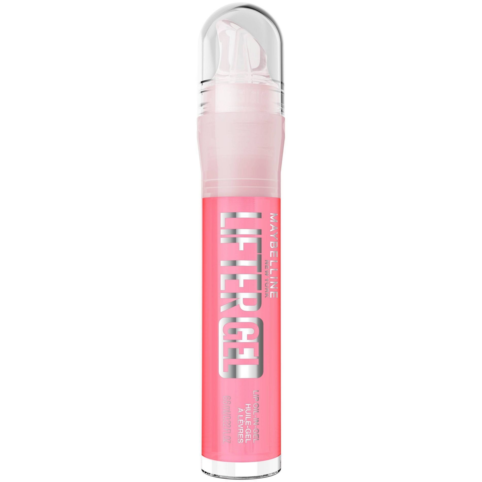 Maybelline Lifter Oil-in-Gel Lip Gloss with Hydrating Hyaluronic Acid for Glass Lips - 004 Sugar Spritz - 0.22 fl oz