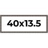 PosterPalooza | Panoramic Deco Black Picture Frame - UV Acrylic, Foam Board Backing, Hanging Hardware - 2 of 4