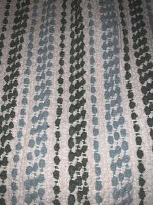 20x32 Spacedye Striped Bath Rug Gray/White - Threshold™