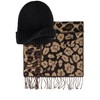 Jessica Simpson Women's Fashion Beanie and Fringed Scarf Set - 2 of 4