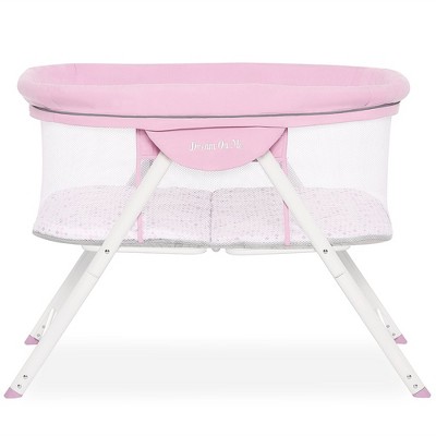 Image of Dream On Me JPMA Certified Poppy Traveler Portable Bassinet in Purple & Pink