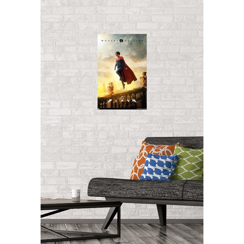 Trends International DC Comics Movie The Flash - Supergirl Flying One Sheet Unframed Wall Poster Prints, 2 of 7