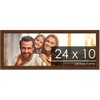 PosterPalooza | Panoramic Simple Brown Picture Frame - UV Acrylic, Foam Board Backing, Hanging Hardware - 2 of 4