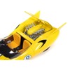 Shooting Star #9 Yellow and Racer X Figurine "Speed Racer" Anime Series 1/18 Diecast Model Car by Auto World - 4 of 4