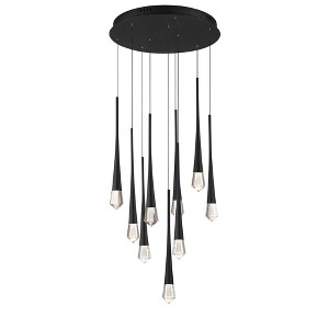 ET2 Lighting Pierce 9 - Light Pendant in  Black - 1 of 4
