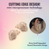 MEDca Mini ITC Hearing Amplifier Set – Discreet In-Ear Digital Sound Enhancers (Pair) Extra Small - 4 of 4