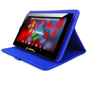 LINSAY 10.1" Tablet IPS OCTA CORE 128GB STORAGE New Android 14 with Leather Case - 1 of 1