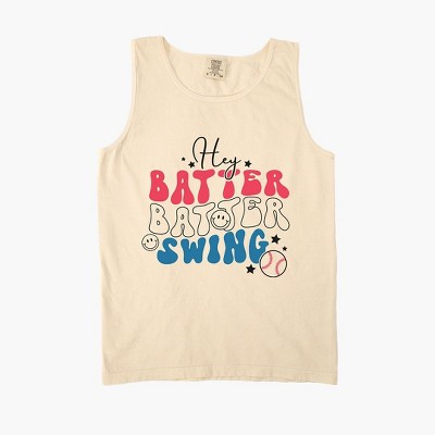 Simply Sage Market Women's Batter Batter Red White Blue Garment Dyed Heavy Weight Tank