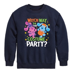 Boys' - Blue's Clues & You! - Witch Way To The Costume Party Graphic Long Sleeve Fleece Sweatshirt - 1 of 4