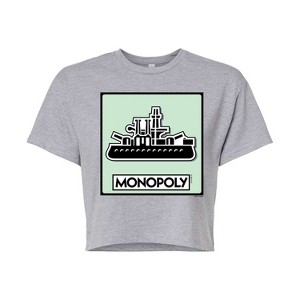 Women's - Monopoly - Ship Game Token Cropped Graphic T-Shirt - 1 of 4