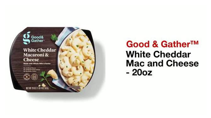 White Cheddar Mac and Cheese - 20oz - Good &#38; Gather&#8482;, 2 of 5, play video