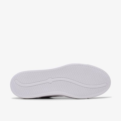 Женские кроссовки Clarks Womens Makea Court White Leather Sneakers 8.5 Medium — фото 4