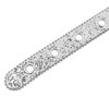 INSPIRE CHIC Women's Hollow Eyelet Sequin Decoration Versatile No-Punch Pin Buckle Belt - 3 of 4