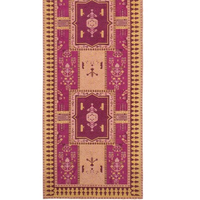 fuchsia/gold
