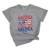 Simply Sage Market America Wave Stacked Coquette Garment Dyed Tee - 2 of 4