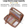 BEAFUP RFID Women’s Wallet - Large Capacity Vegan Leather Clutch Purse with Detachable Wristlet for Everyday Use,Travel,and Commuting - 4 of 4