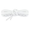 INSPIRE CHIC Wide Flat Cross Reflective Braided Decorative Shoelace for Sneakers Skate Boots 2 Pairs - 2 of 4