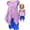 Doll Clothes Superstore Size 10 1/2 Matching Girl And Doll Shorts And Blouse - 2 of 4
