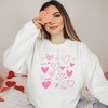 Simply Sage Market Women's Graphic Sweatshirt Love Heart Collage - 2 of 3