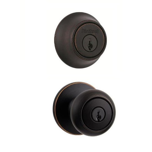 Kwikset 690cv Cove Keyed Single Cylinder Knobset And Deadbolt