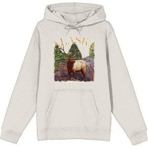 Adventure Society Alaska Adult Long Sleeve Hoodie - 1 of 3